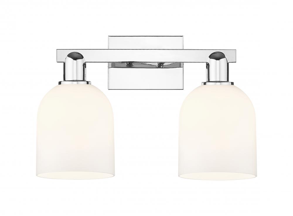 Bella - 2 Light - 17 inch - Polished Chrome - Bath Vanity Light