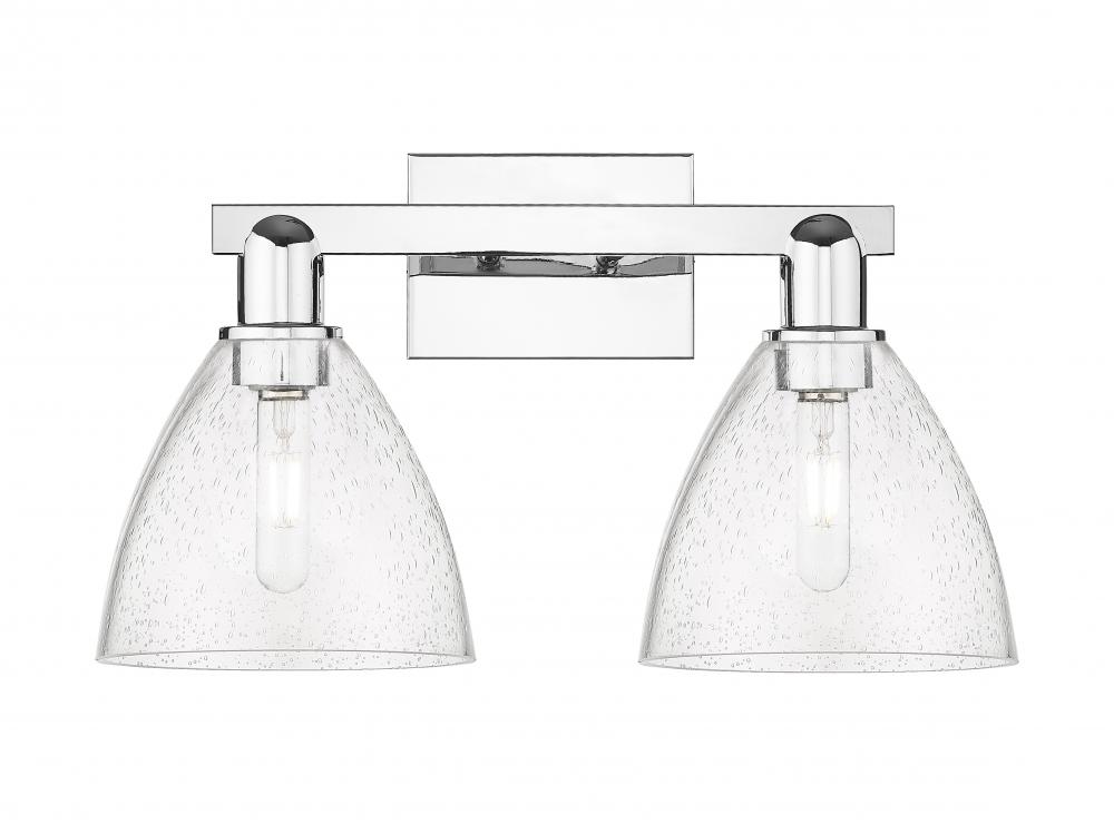 Bristol - 2 Light - 19 inch - Polished Chrome - Bath Vanity Light
