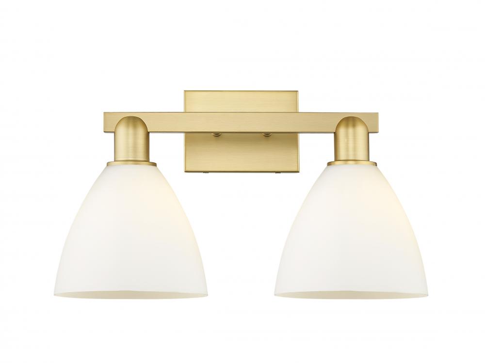 Bristol - 2 Light - 19 inch - Satin Gold - Bath Vanity Light
