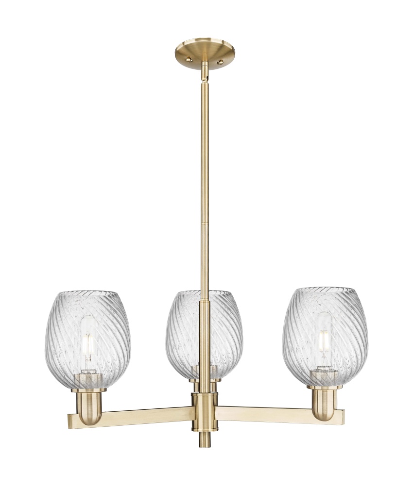 Salina - 3 Light - 28 inch - Champagne Bronze - Stem hung - Pendant