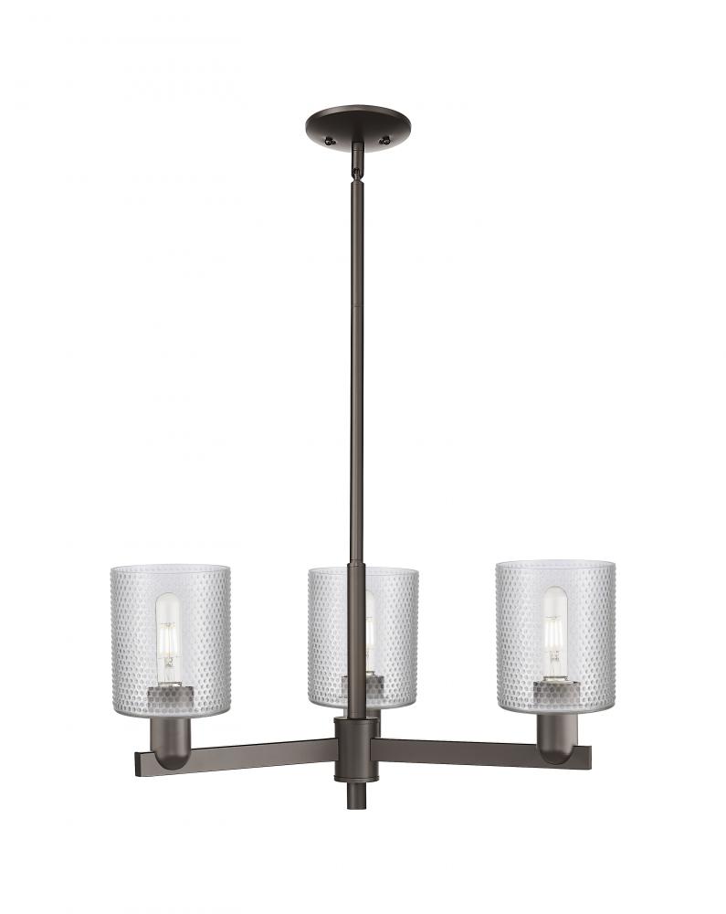 Cobbleskill - 3 Light - 27 inch - Oil Rubbed Bronze - Stem hung - Pendant