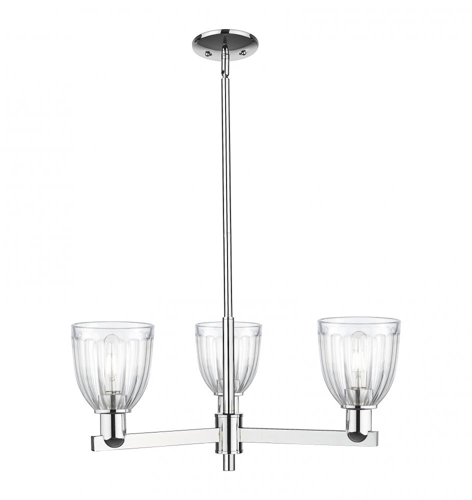 Brookfield - 3 Light - 28 inch - Polished Chrome - Stem hung - Pendant