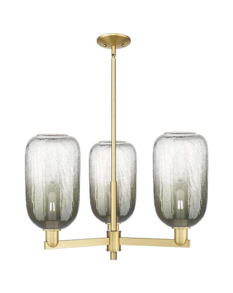 Brookhaven Cloche - 3 Light - 18 inch - Satin Gold - Pendant