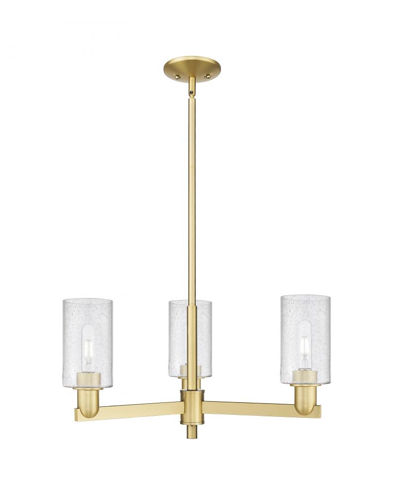 Clymer - 3 Light - 26 inch - Satin Gold - Stem hung - Pendant