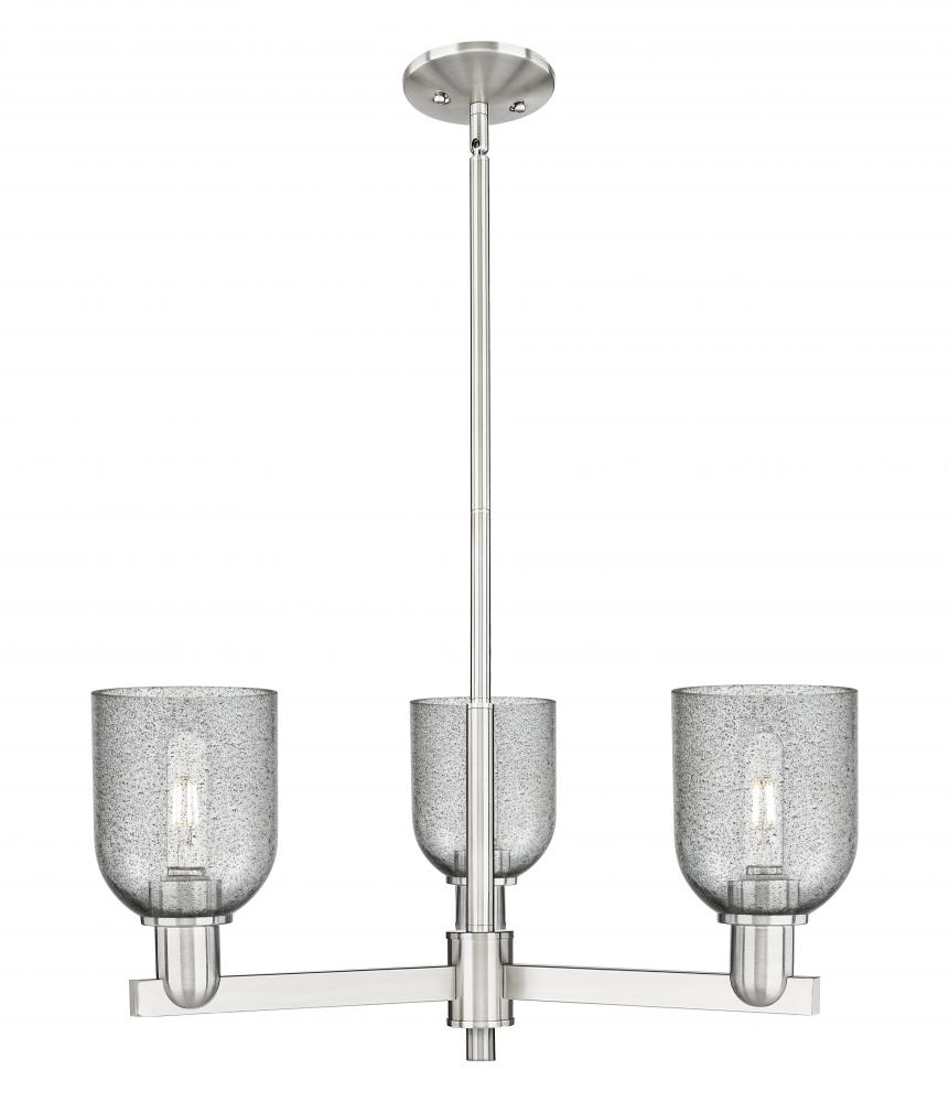 Caledonia - 3 Light - 27 inch - Satin Nickel - Stem hung - Pendant