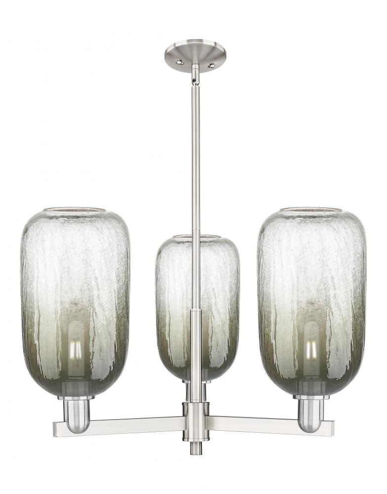 Brookhaven Cloche - 3 Light - 18 inch - Satin Nickel - Pendant