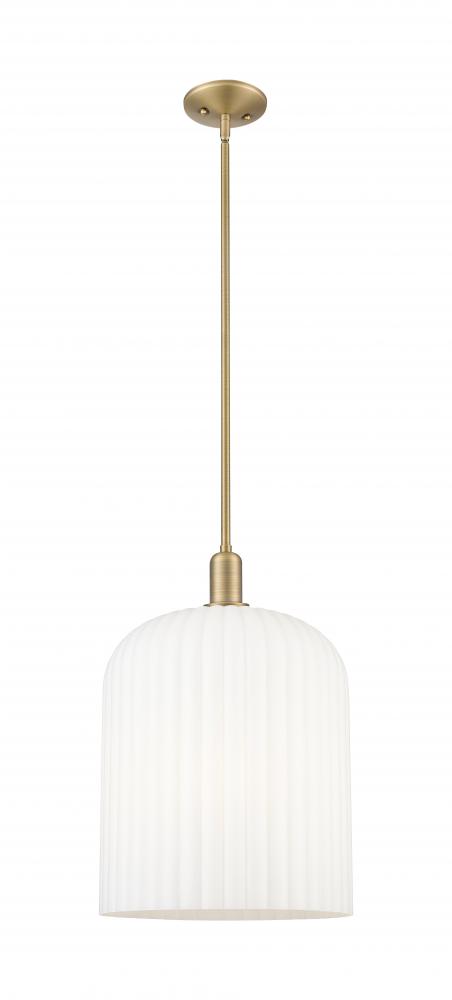 Bridal Veil - 1 Light - 12 inch - Brushed Brass - Mini Pendant