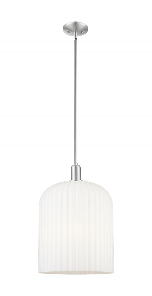 Bridal Veil - 1 Light - 12 inch - Brushed Satin Nickel - Mini Pendant