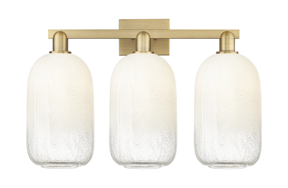 Brookhaven Cloche - 3 Light - 26 inch - Brushed Brass - Bath Vanity Light