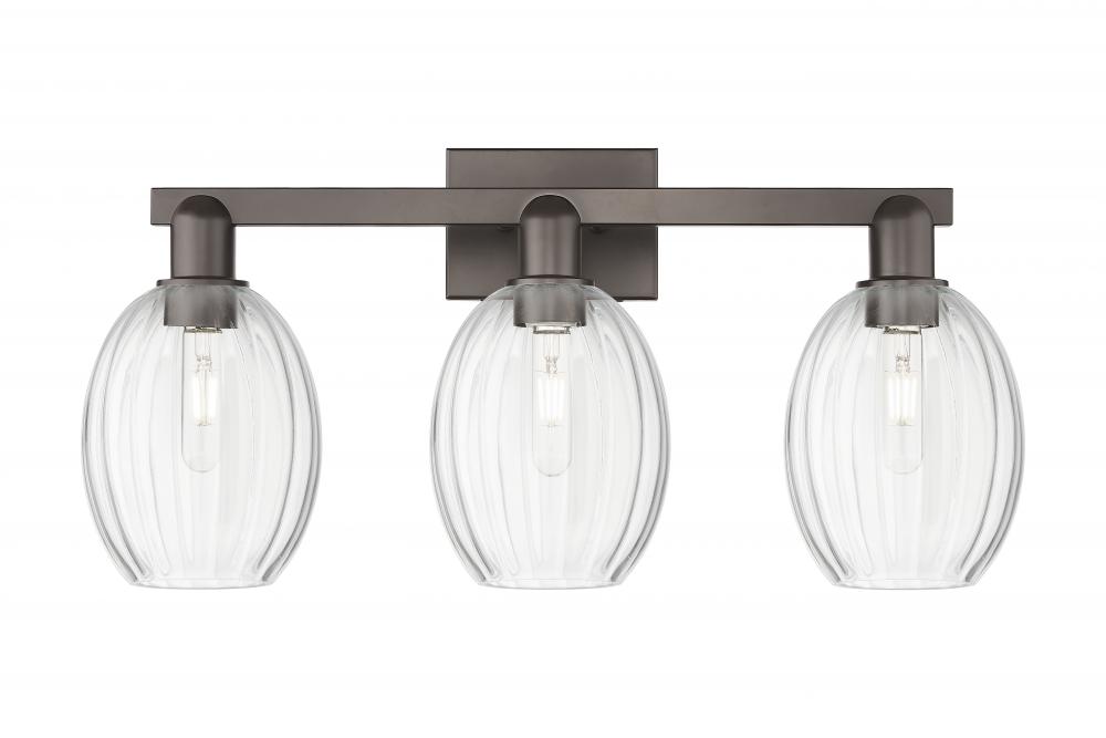 Preston Bulb - 3 Light - 26 inch - Oil Rubbed Bronze - Bath Vanity Light