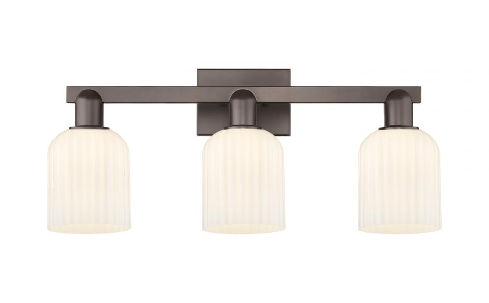 Bridal Veil - 3 Light - 26 inch - Oil Rubbed Bronze - Bath Vanity Light