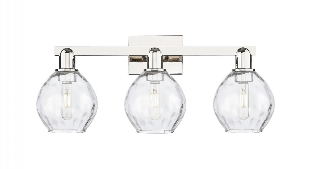 Waverly - 3 Light - 25 inch - Polished Nickel - Bath Vanity Light