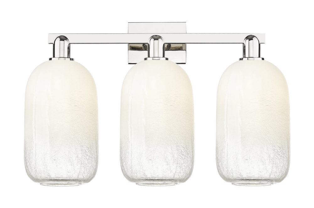 Brookhaven Cloche - 3 Light - 26 inch - Polished Nickel - Bath Vanity Light