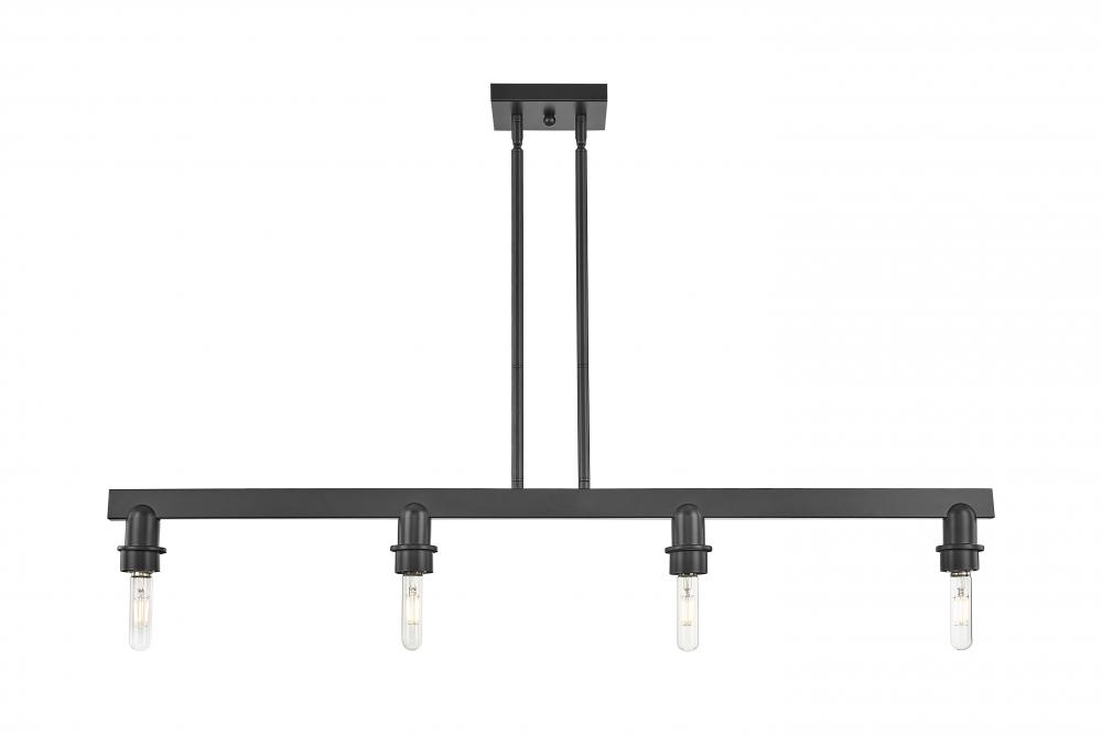 Arcadia - 4 Light - 46 inch - Matte Black - Linear Pendant