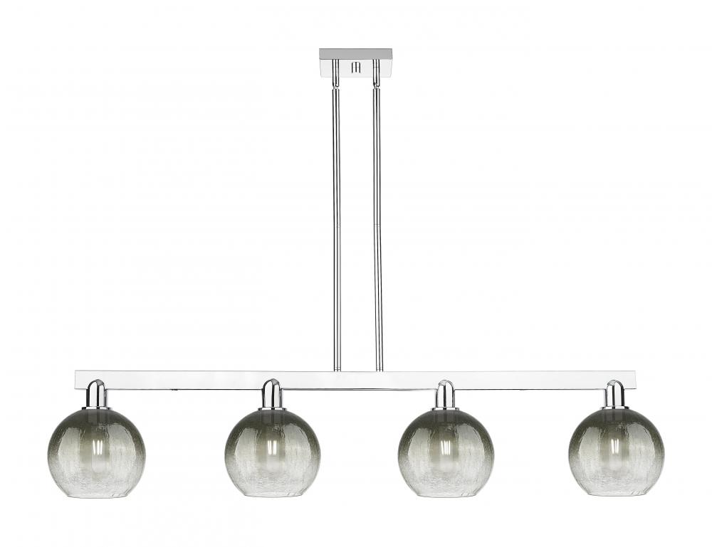 Brookhaven Globe - 4 Light - 48 inch - Polished Chrome - Stem hung - Island Light
