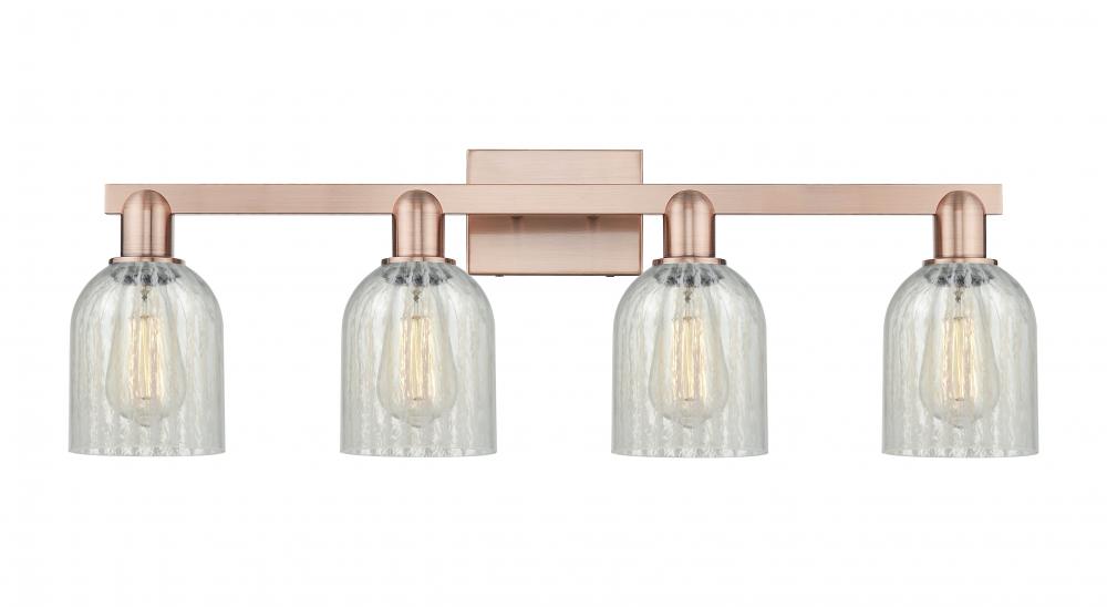 Caledonia - 4 Light - 32 inch - Antique Copper - Bath Vanity Light