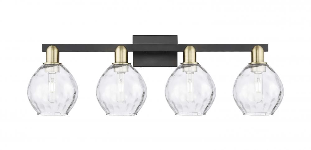 Waverly - 4 Light - 33 inch - Black Antique Brass - Bath Vanity Light
