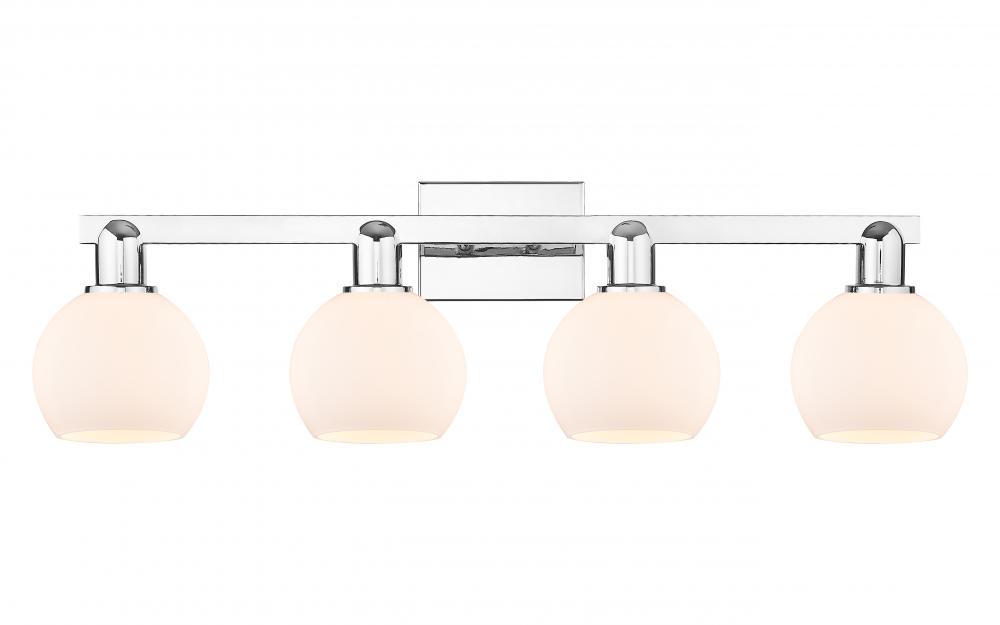 Athens - 4 Light - 33 inch - Polished Chrome - Bath Vanity Light