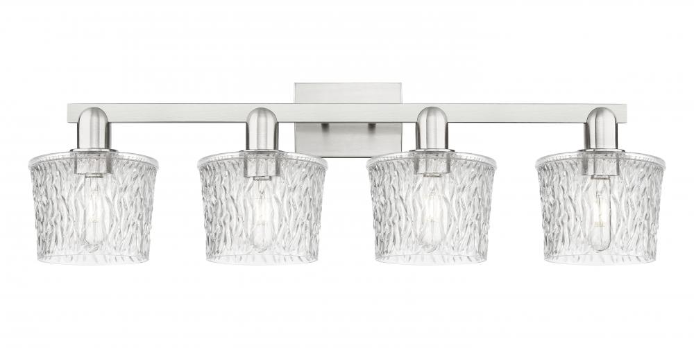 Niagara - 4 Light - 34 inch - Brushed Satin Nickel - Bath Vanity Light
