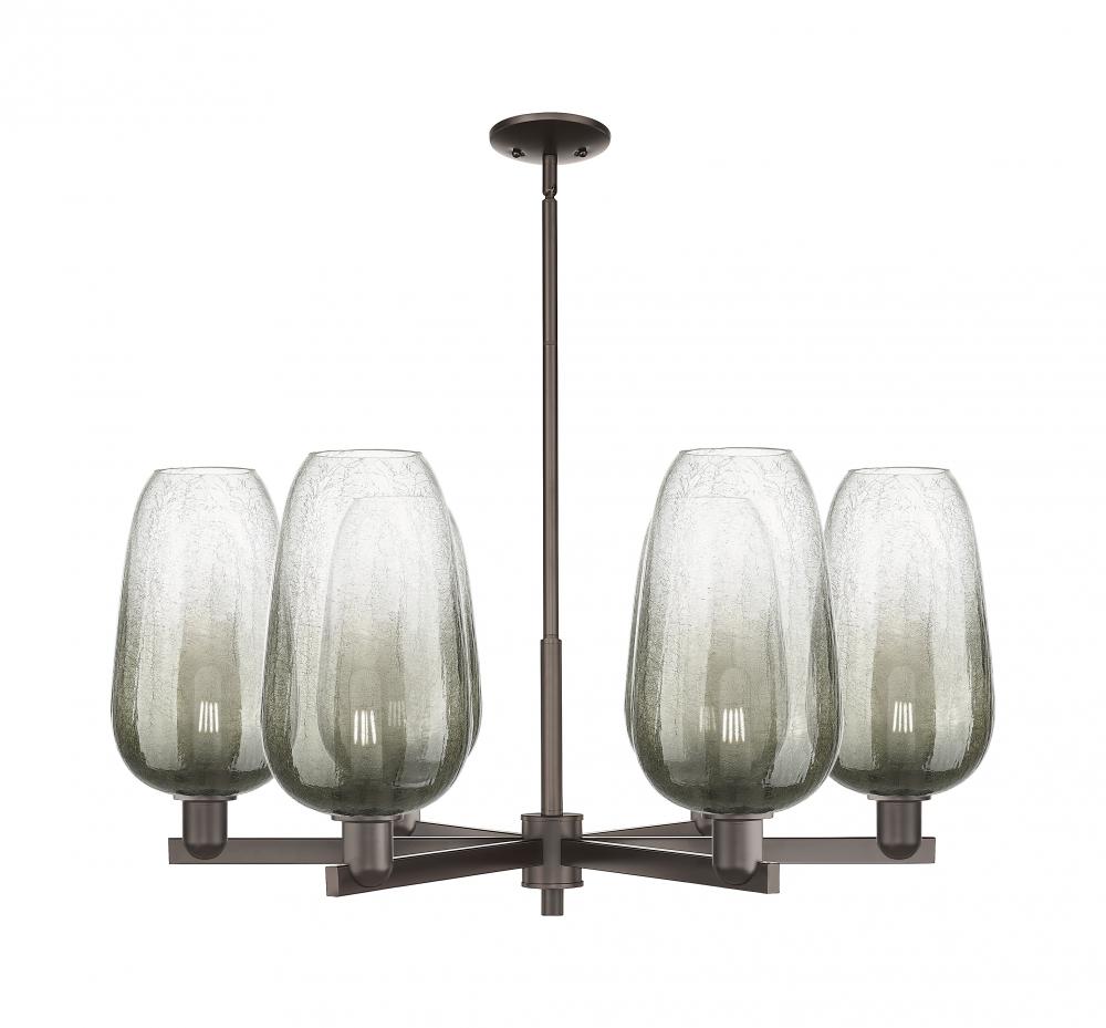 Brookhaven Flute - 6 Light - 24 inch - Oil Rubbed Bronze - Chandelier