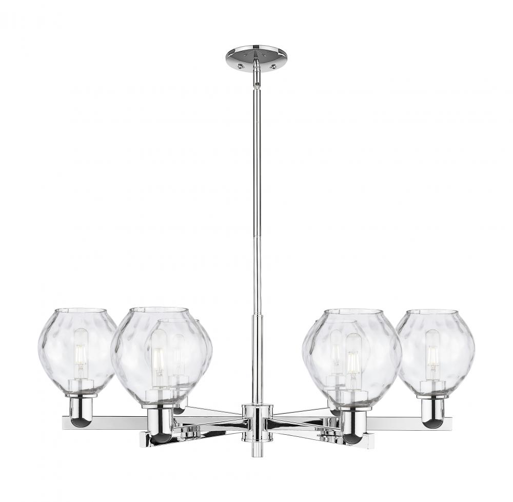 Waverly - 6 Light - 36 inch - Polished Chrome - Stem hung - Chandelier