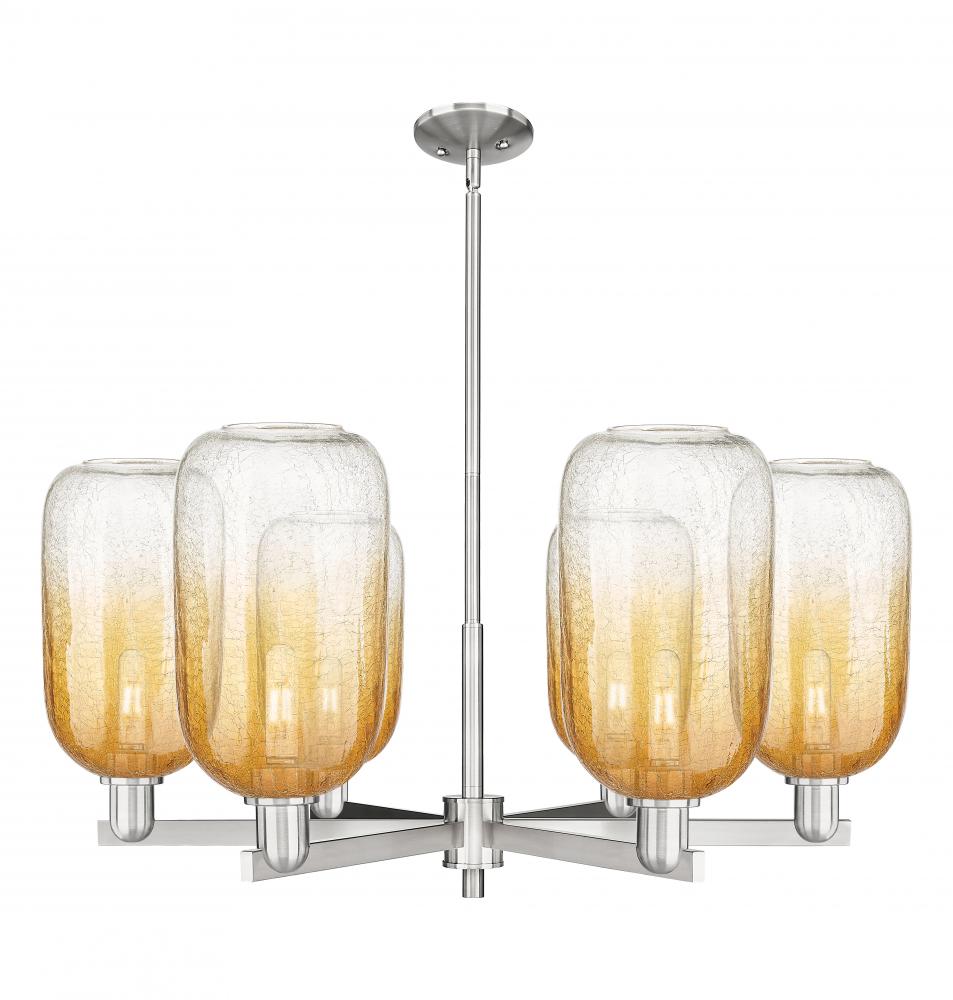 Brookhaven Cloche - 6 Light - 24 inch - Satin Nickel - Chandelier