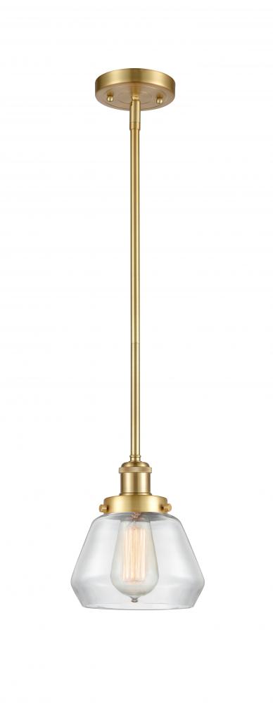 Fulton - 1 Light - 6 inch - Satin Gold - Mini Pendant