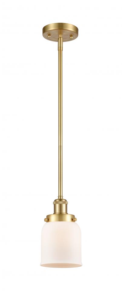 Bell - 1 Light - 5 inch - Satin Gold - Mini Pendant