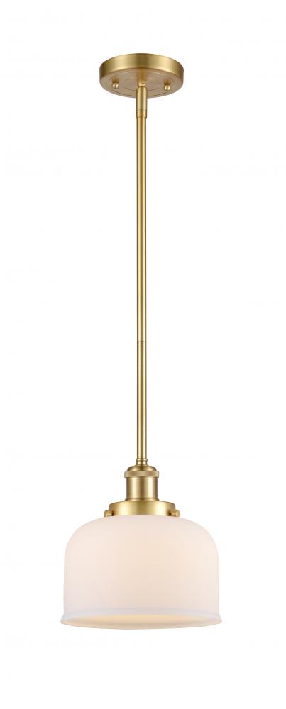 Bell - 1 Light - 8 inch - Satin Gold - Mini Pendant