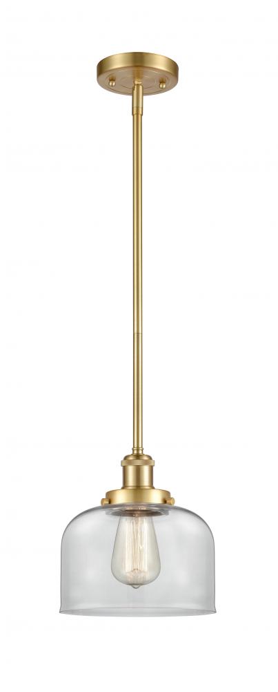 Bell - 1 Light - 8 inch - Satin Gold - Mini Pendant
