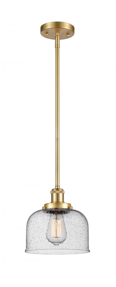 Bell - 1 Light - 8 inch - Satin Gold - Mini Pendant