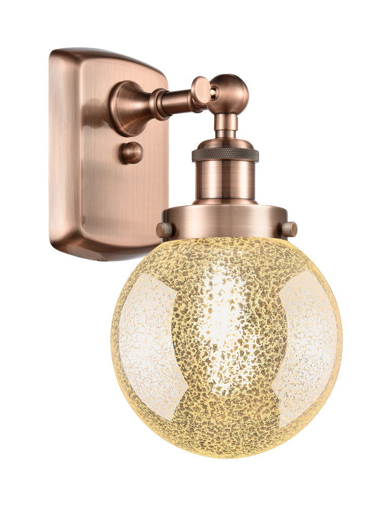 Beacon - 1 Light - 6 inch - Antique Copper - Sconce