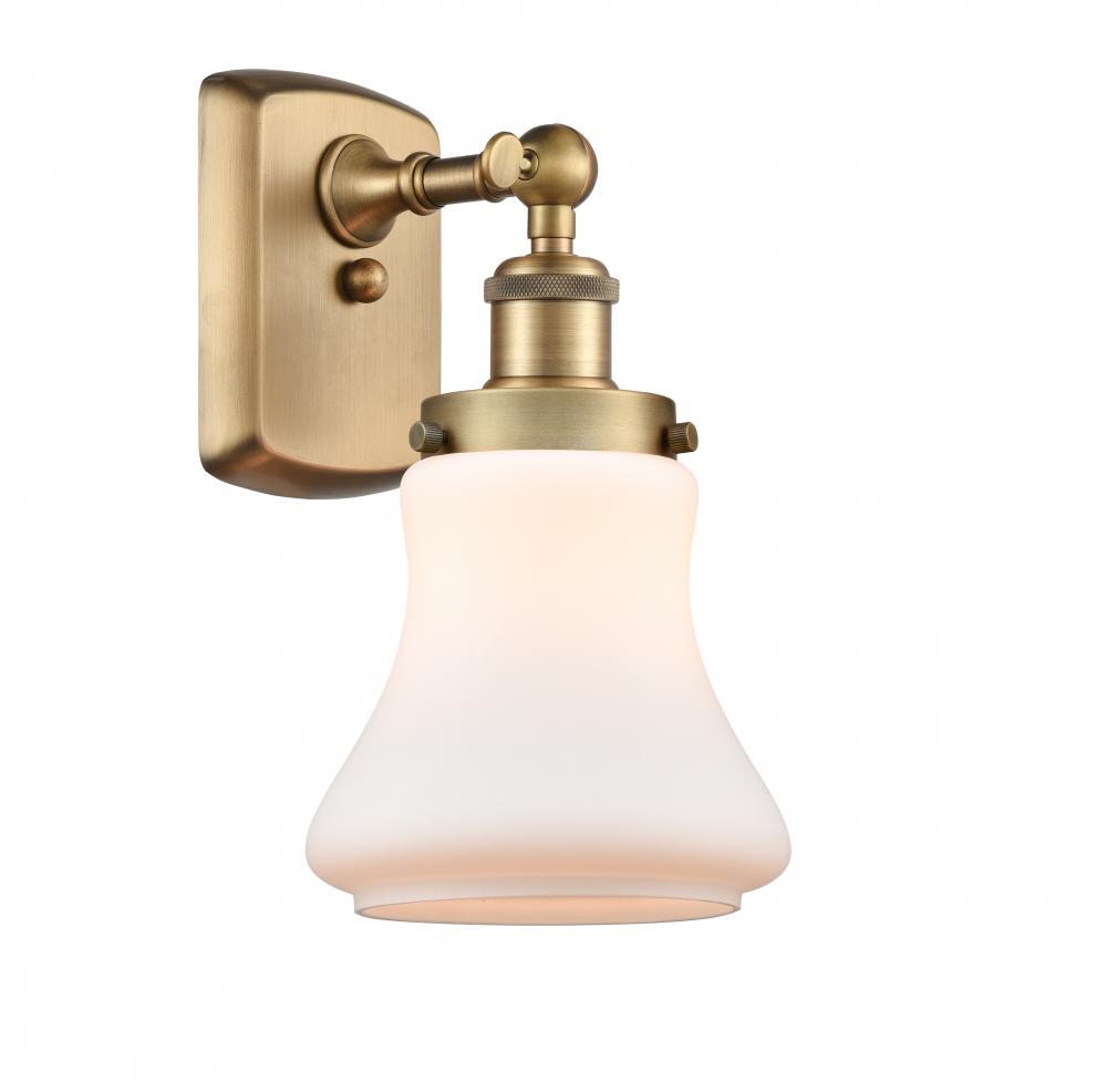 Bellmont - 1 Light - 6 inch - Brushed Brass - Sconce