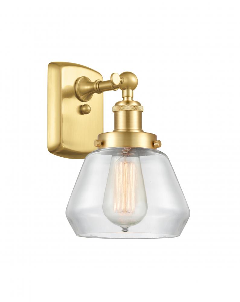 Fulton - 1 Light - 6 inch - Satin Gold - Sconce