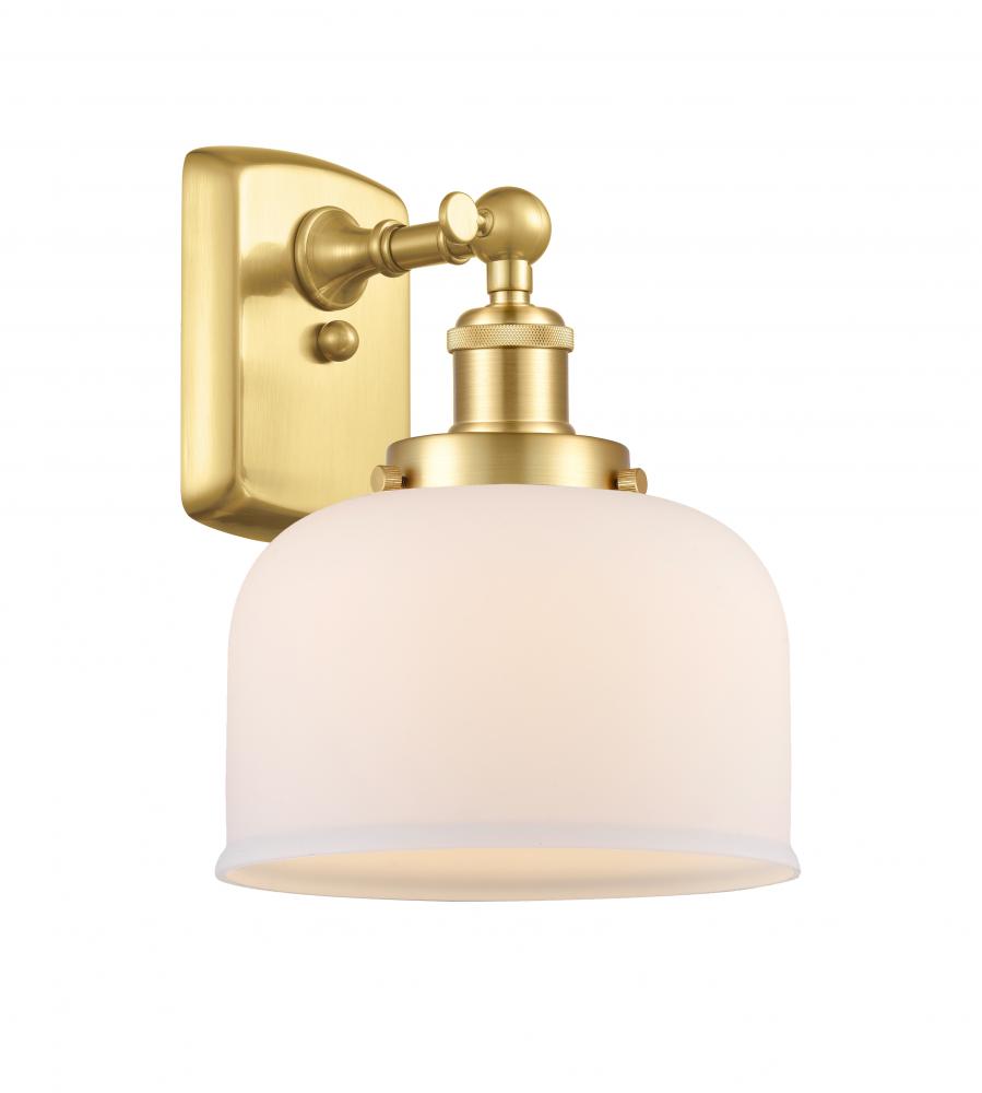 Bell - 1 Light - 8 inch - Satin Gold - Sconce