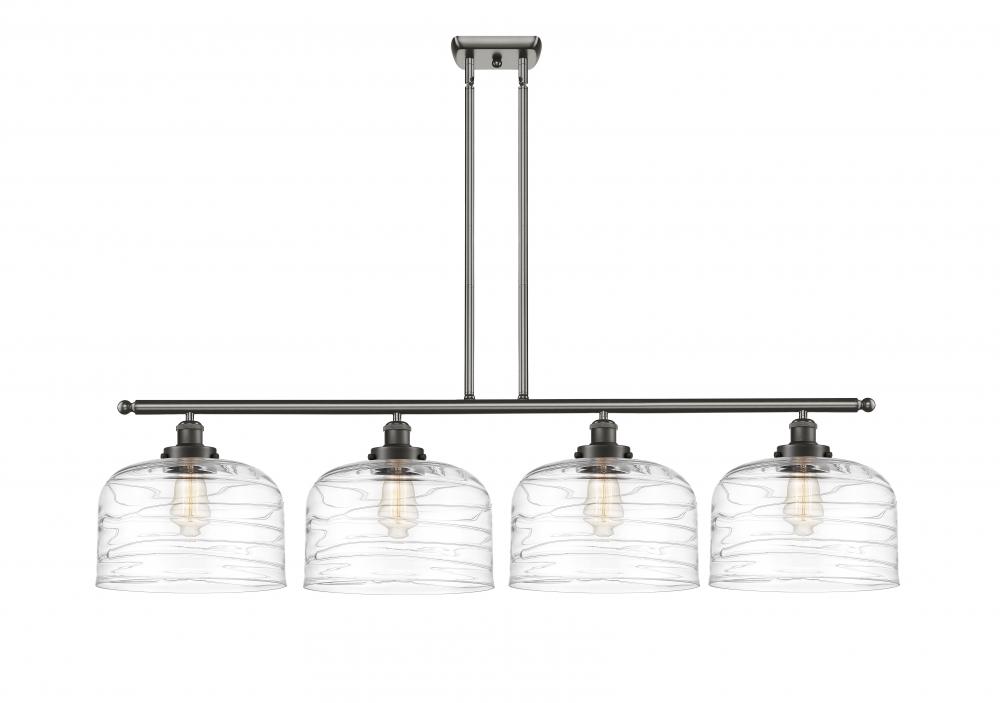 Bell - 4 Light - 48 inch - Oil Rubbed Bronze - Stem Hung - Island Light