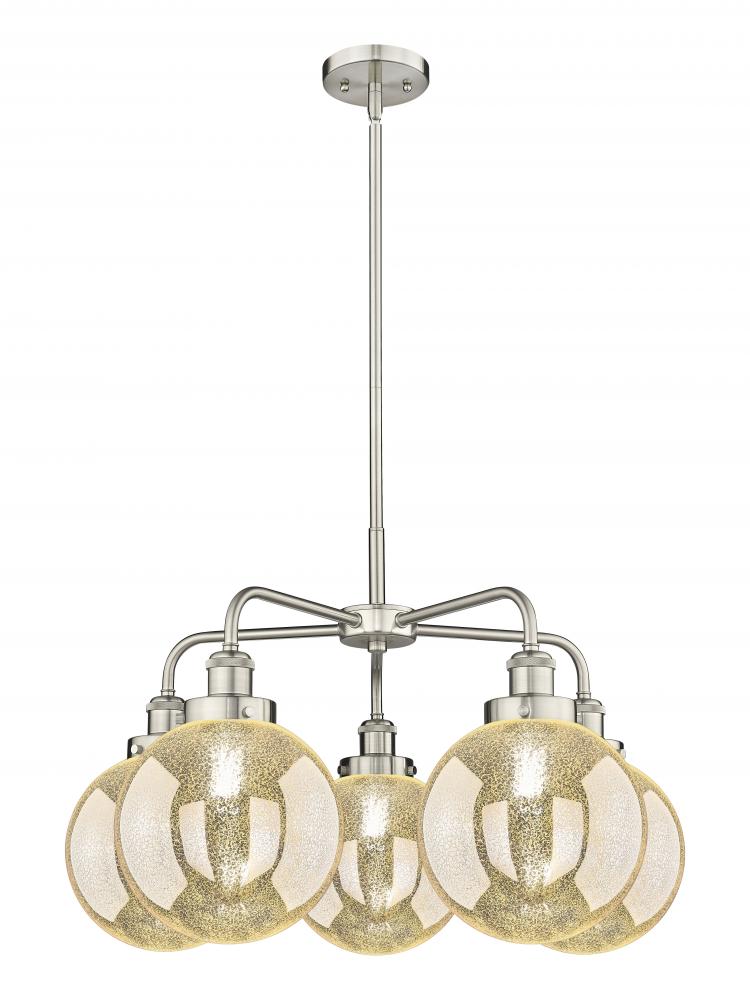 Beacon - 5 Light - 27 inch - Satin Nickel - Chandelier
