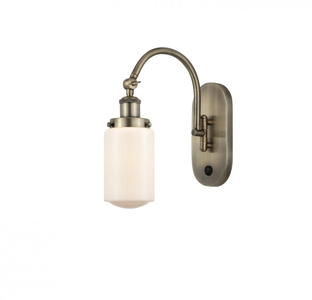 Dover - 1 Light - 5 inch - Antique Brass - Adjustable Swing Arm