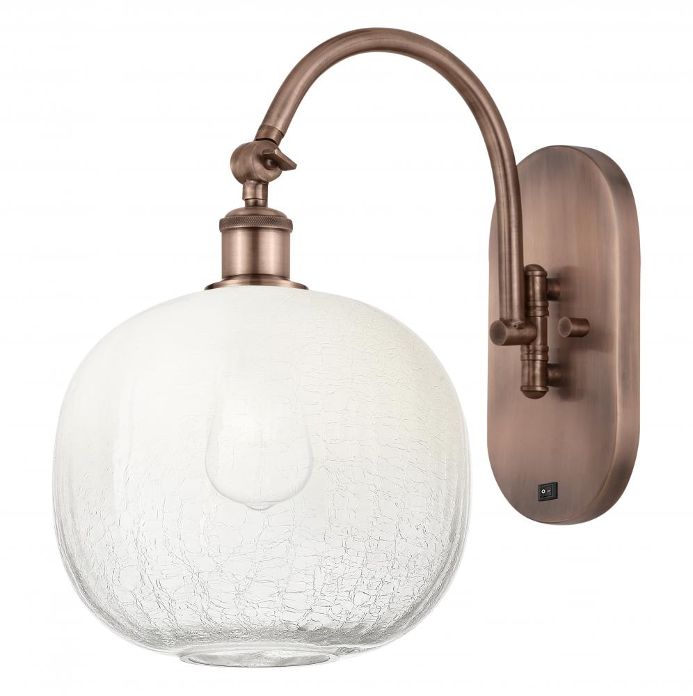 Brookhaven Sphere - 1 Light - 11 inch - Antique Copper - Sconce
