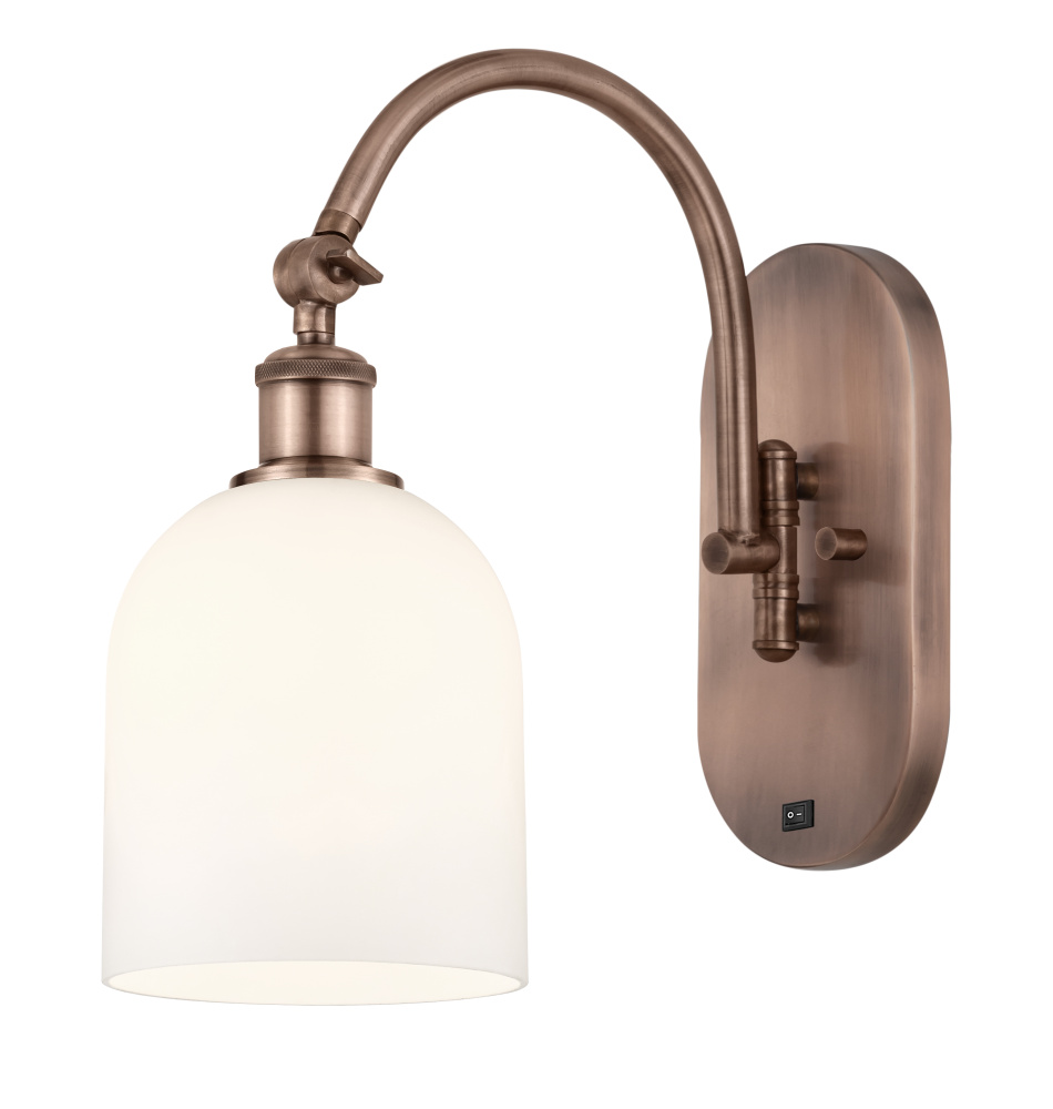 Bella - 1 Light - 6 inch - Antique Copper - Sconce