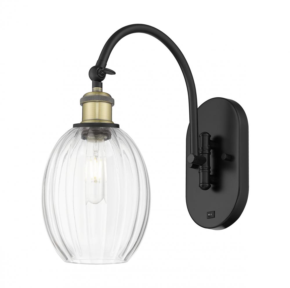 Preston Bulb - 1 Light - 6 inch - Black Antique Brass - Sconce