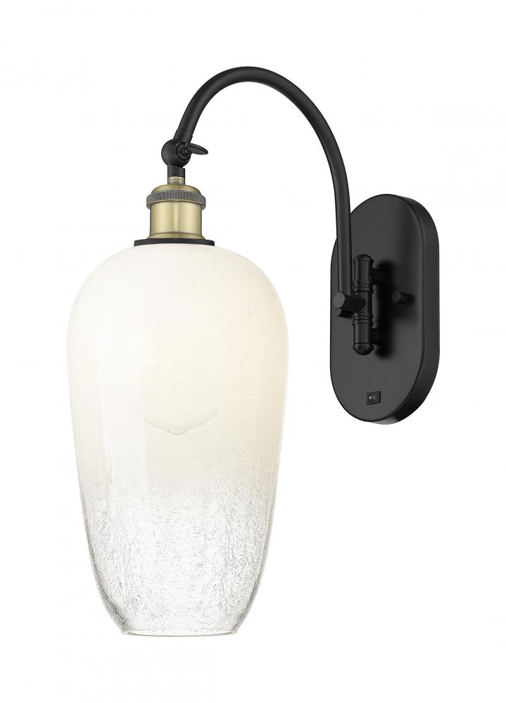 Brookhaven Flute - 1 Light - 7 inch - Black Antique Brass - Sconce