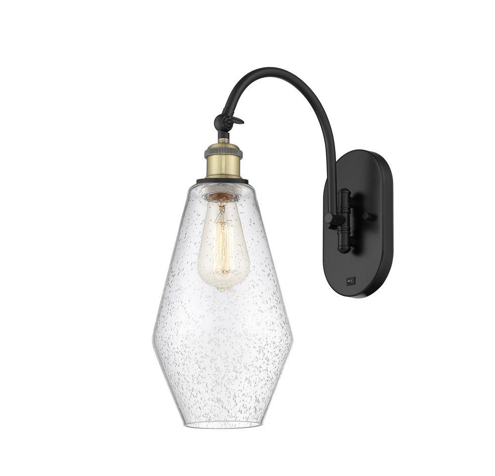 Cindyrella - 1 Light - 7 inch - Black Antique Brass - Adjustable - Sconce