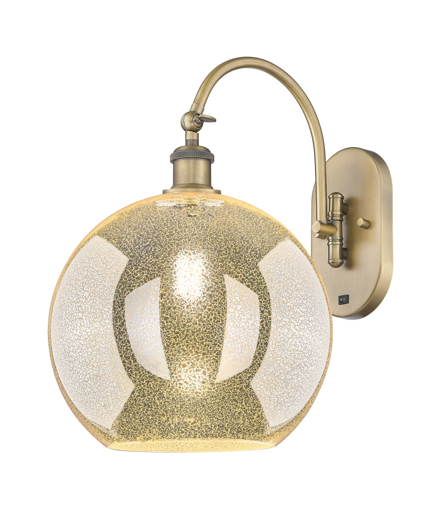 Athens - 1 Light - 12 inch - Brushed Brass - Adjustable - Sconce