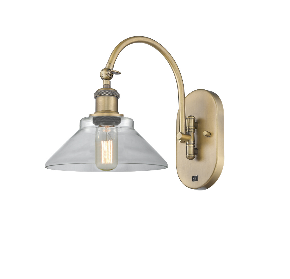 Orwell - 1 Light - 8 inch - Brushed Brass - Adjustable - Sconce