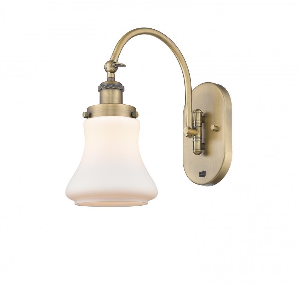 Bellmont - 1 Light - 7 inch - Brushed Brass - Adjustable Swing Arm
