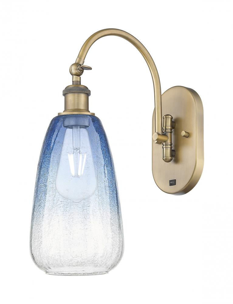 Brookhaven Almond - 1 Light - 6 inch - Brushed Brass - Sconce