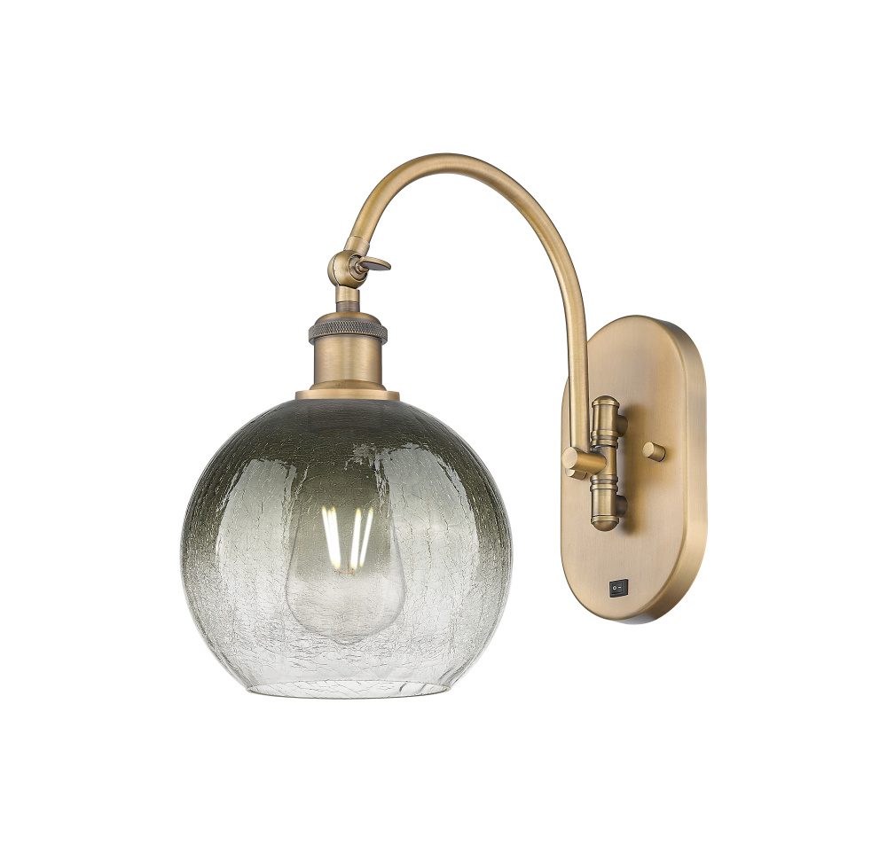 Brookhaven Globe - 1 Light - 8 inch - Brushed Brass - Sconce