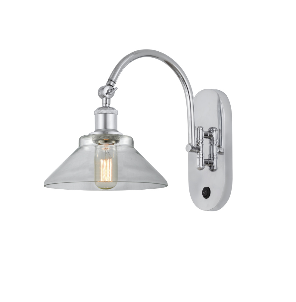 Orwell - 1 Light - 8 inch - Polished Chrome - Adjustable - Sconce