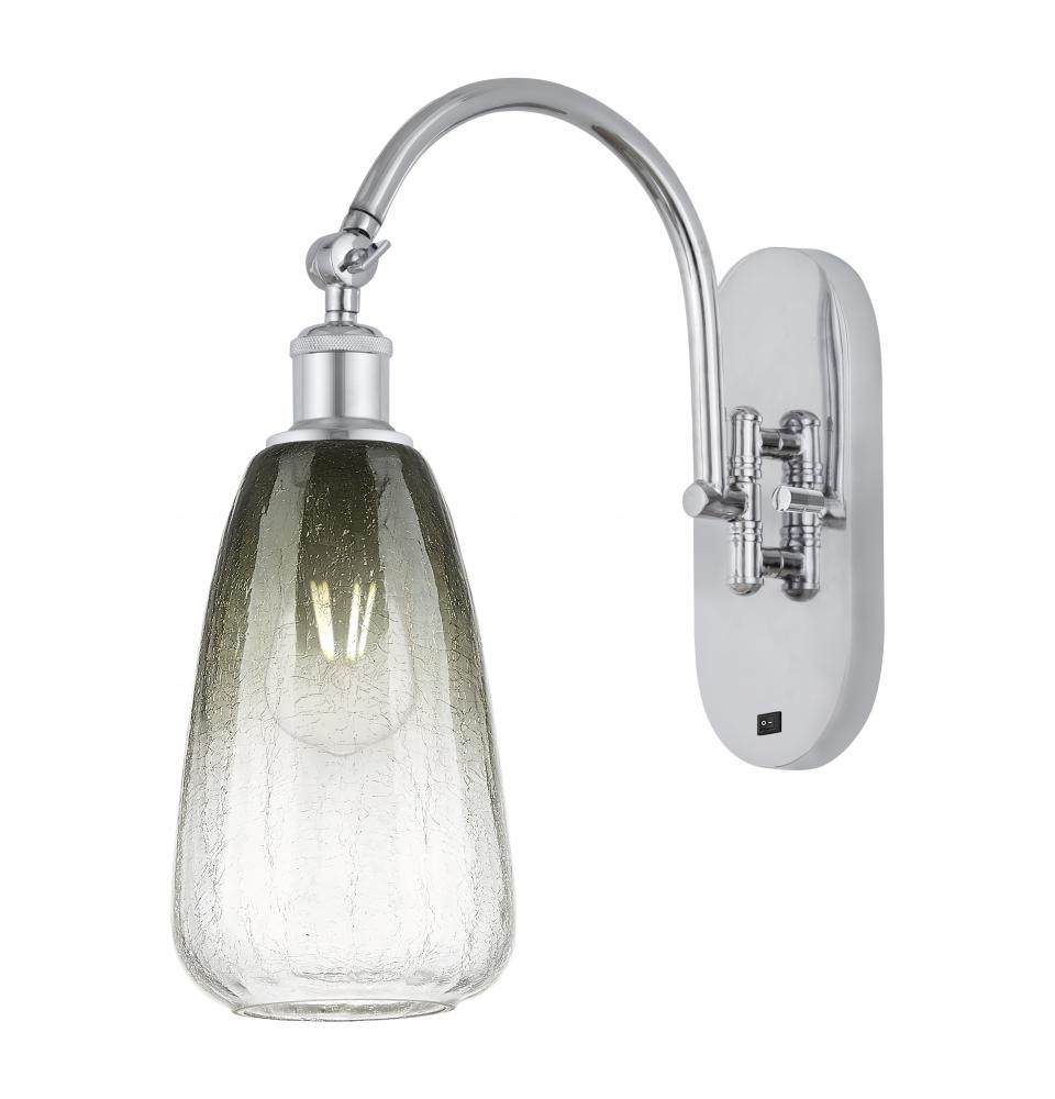 Brookhaven Almond - 1 Light - 6 inch - Polished Chrome - Sconce